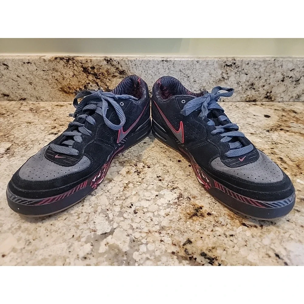 Nike Air Captivate 314336-002 Men's Skate SB Suede Leather Shoes US Size 12